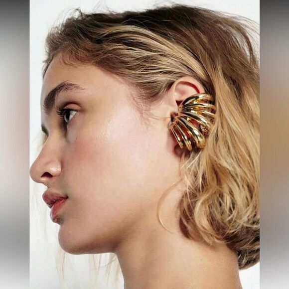 Stylish Gold Ear Cuff S894 - Picture 1 of 6